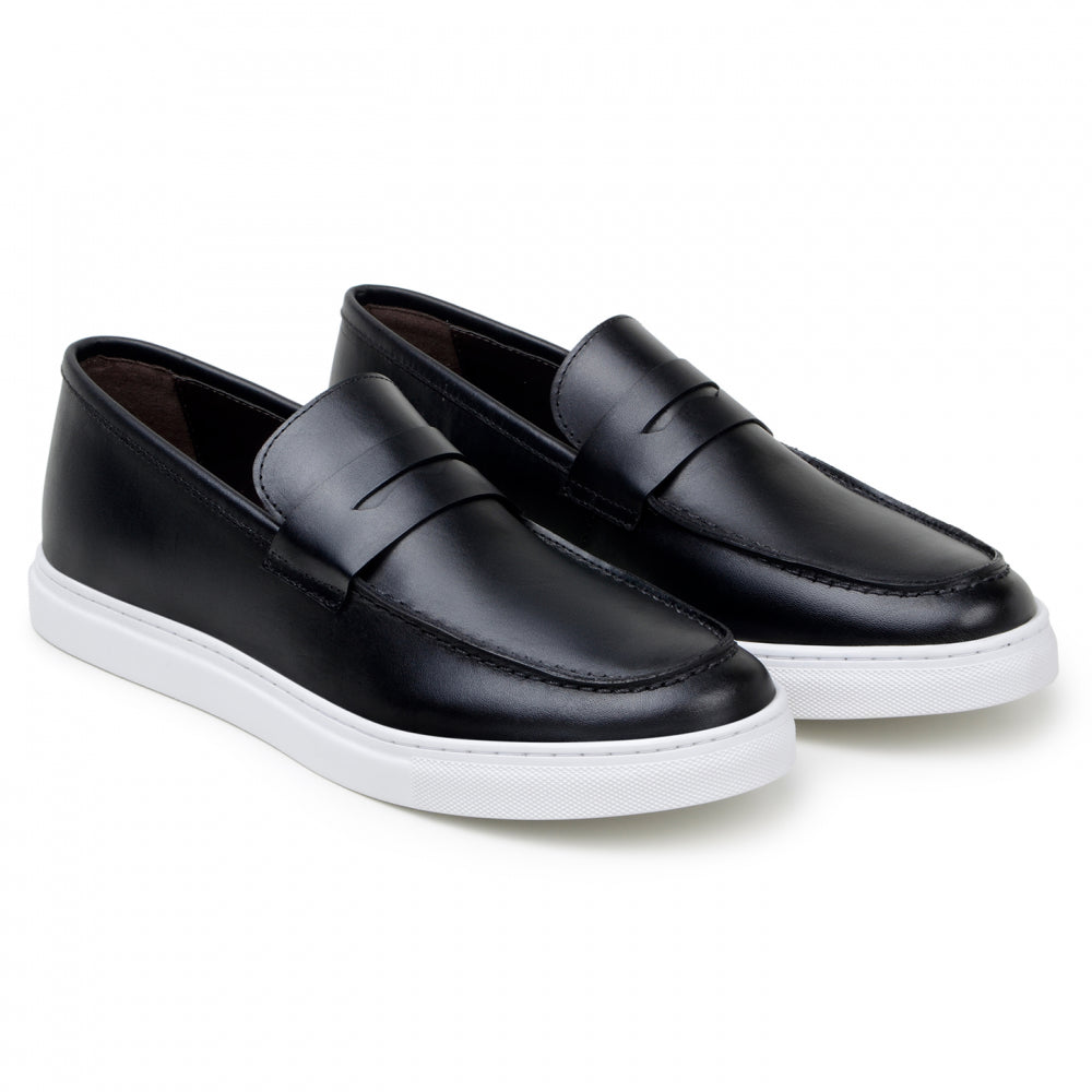 Belvedere Studio Elliot Penny Loafer Hybrid Sneaker Black