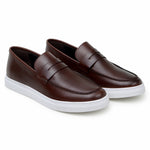 Belvedere Studio Elliot Penny Loafer Hybrid Sneaker Brown