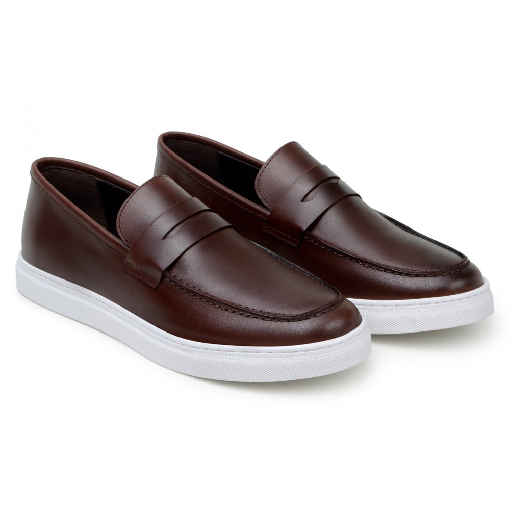 Belvedere Studio Elliot Penny Loafer Hybrid Sneaker Brown