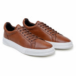 Belvedere Studio Matteo Deerskin Sneaker Antique Tan
