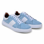 Belvedere Studio Olivier Suede Sneaker Light Blue