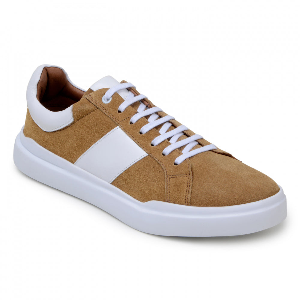 Belvedere Studio Olivier Suede Sneaker Tan