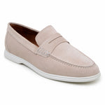 Belvedere Studio Niko Suede Hybrid Penny Loafer Sand