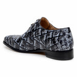Belvedere Renzo Genuine Pirarucu Shoes Ivory/Black Rise