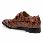 Belvedere Renzo Genuine Pirarucu Shoes Antique Almond