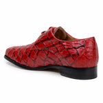 Belvedere Renzo Genuine Pirarucu Shoes Red