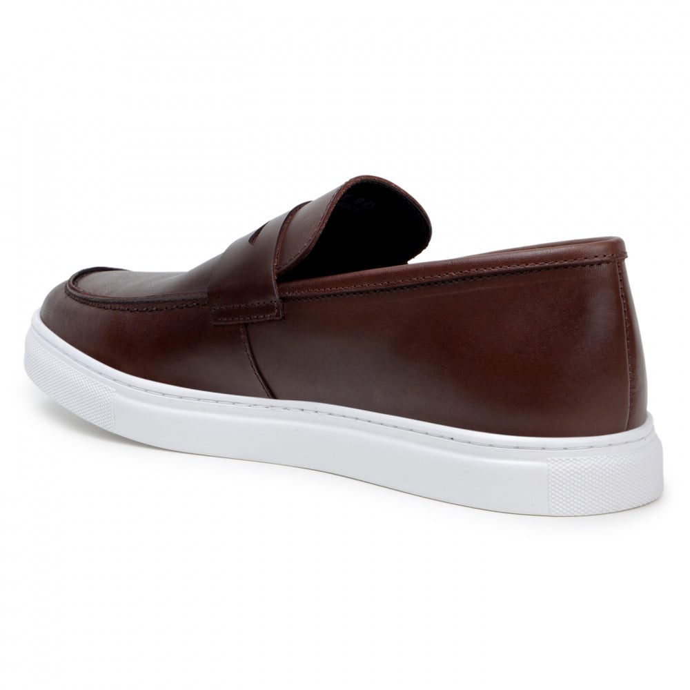 Belvedere Studio Elliot Penny Loafer Hybrid Sneaker Brown