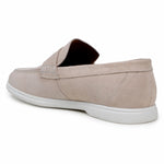 Belvedere Studio Niko Suede Hybrid Penny Loafer Sand