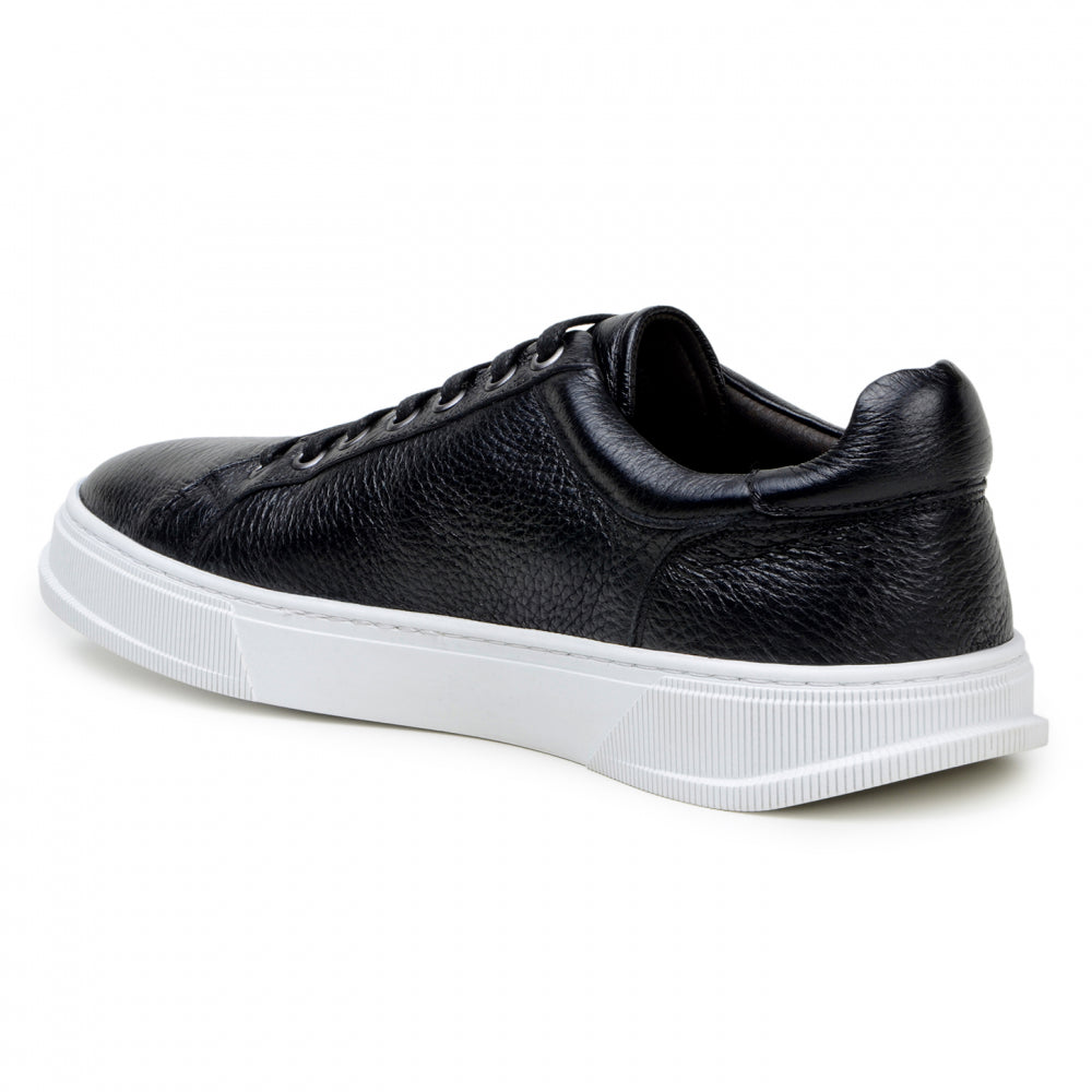 Belvedere Studio Matteo Deerskin Sneaker Black