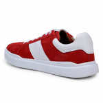 Belvedere Studio Olivier Suede Sneaker Red