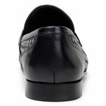 Belvedere Studio Luca Woven Penny Loafer Black