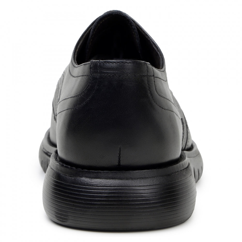 Belvedere Studio Enzo Hybrid Deerskin Derby Black
