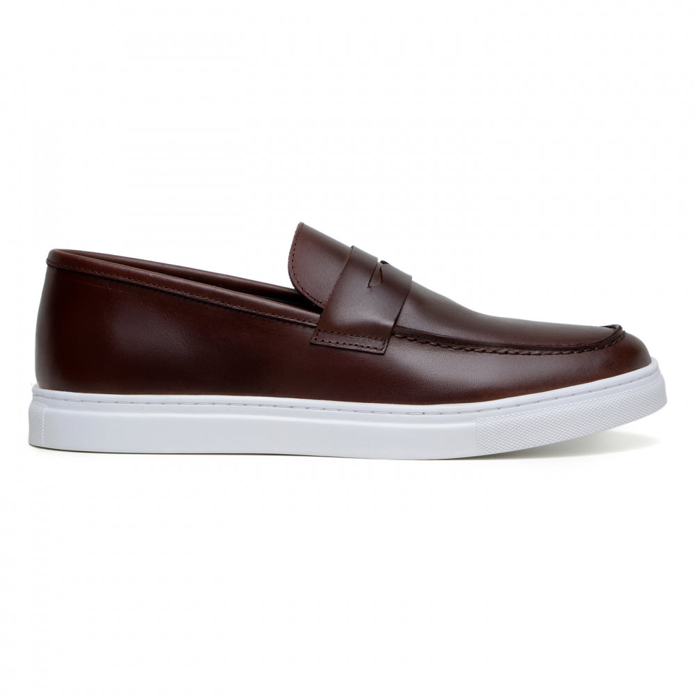 Belvedere Studio Elliot Penny Loafer Hybrid Sneaker Brown