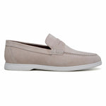 Belvedere Studio Niko Suede Hybrid Penny Loafer Sand