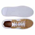 Belvedere Studio Olivier Suede Sneaker Tan
