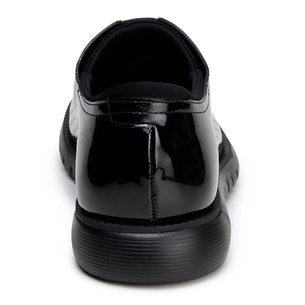 Belvedere Studio Maxim Patent Leather Formal Sneakers Black