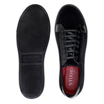 Belvedere Studio Teo Velvet / Patent Leather Formal Sneakers Black