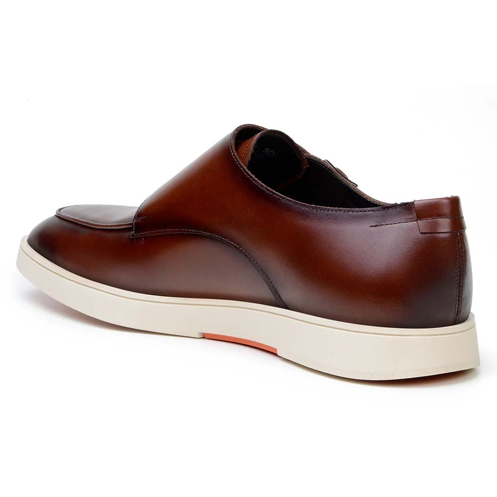 Belvedere Studio Marcio Double Monk Strap Sneaker Cognac