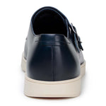 Belvedere Studio Marcio Double Monk Strap Sneaker Navy