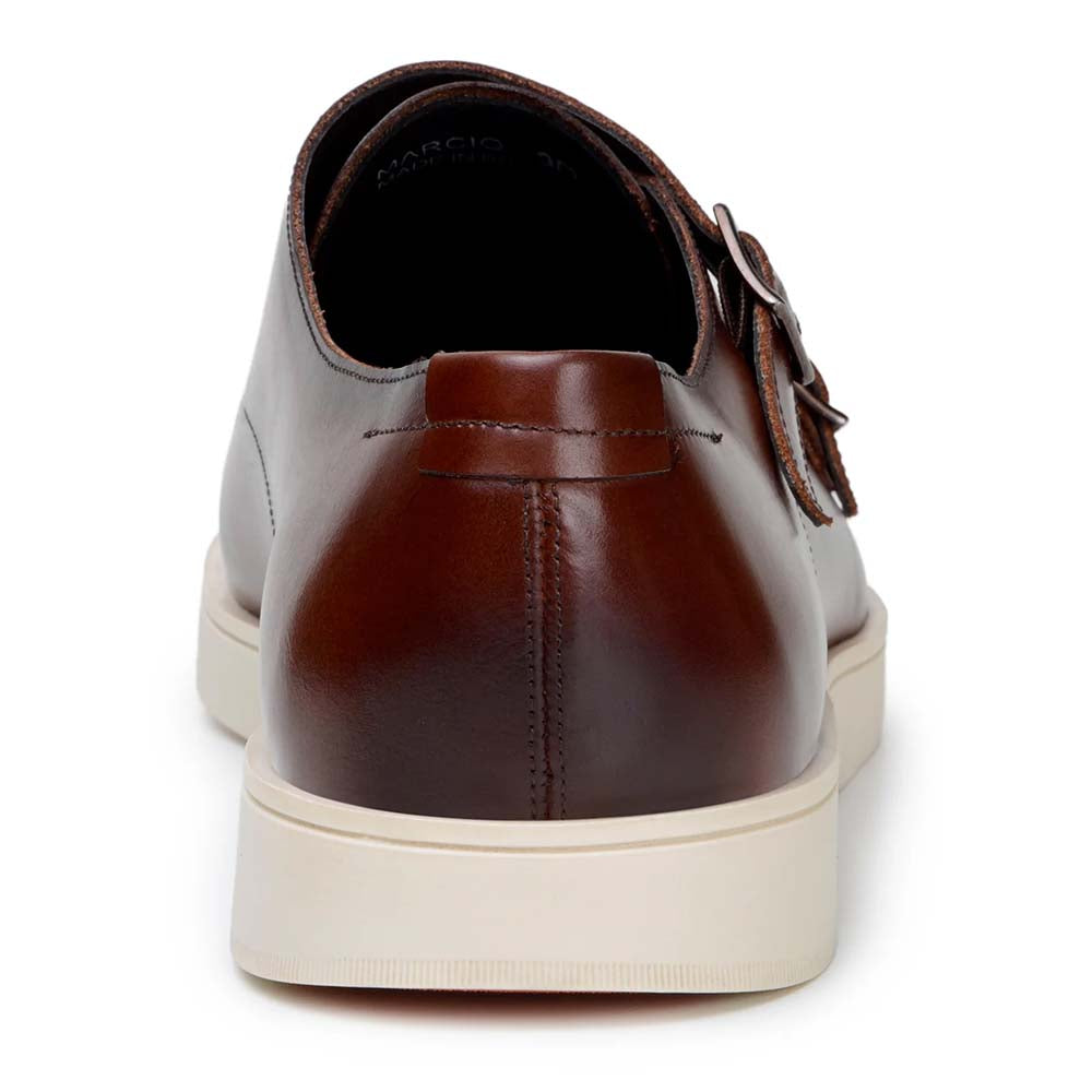 Belvedere Studio Marcio Double Monk Strap Sneaker Cognac