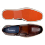 Belvedere Studio Marcio Double Monk Strap Sneaker Cognac