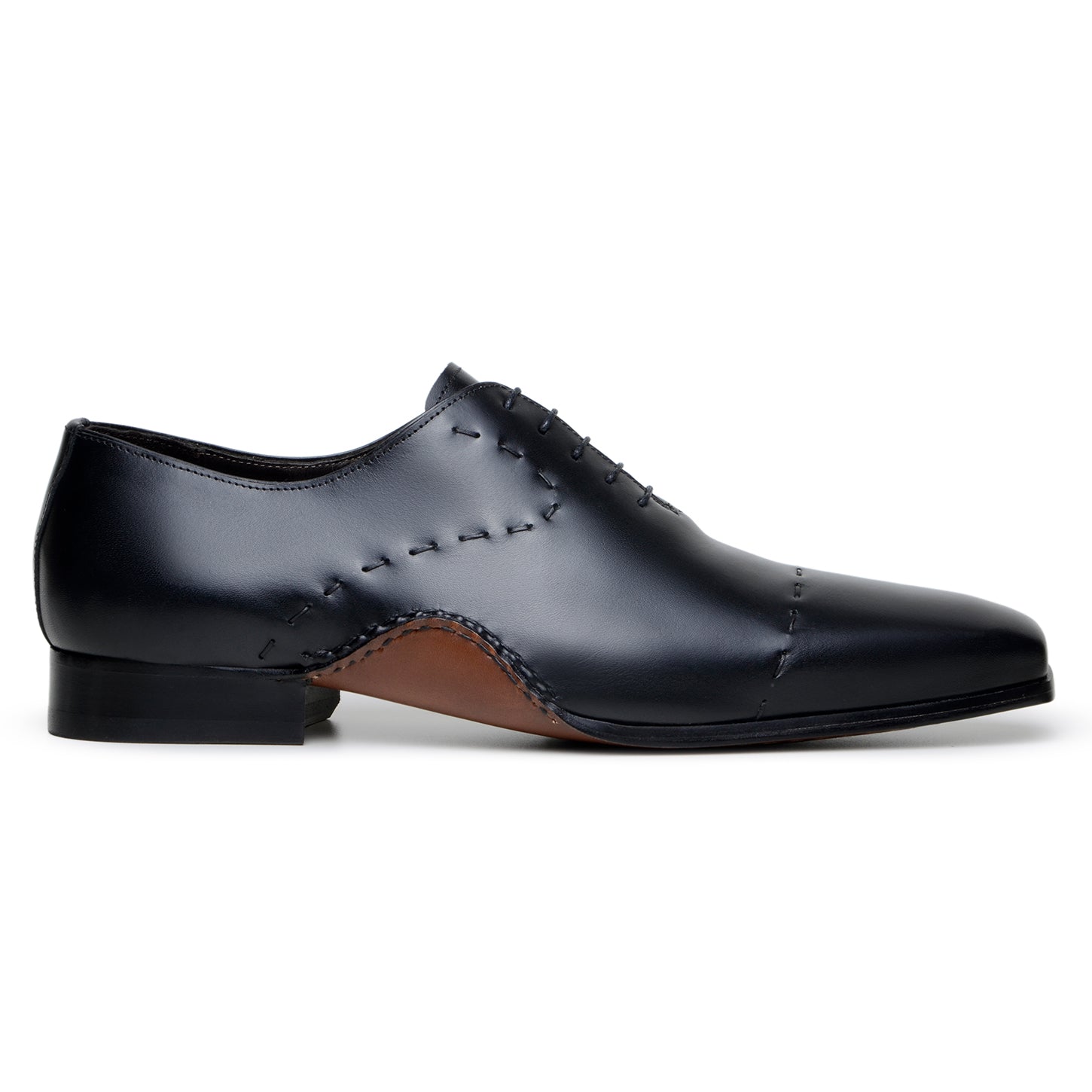 Belvedere Studio Masetro Italian Calfskin Oxford Black