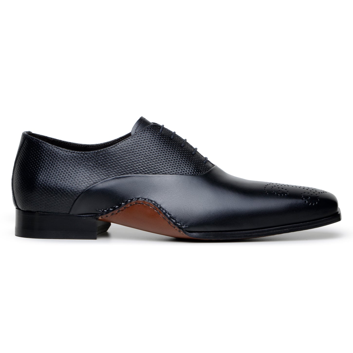Belvedere Studio Saggio Italian Calfskin Oxford Black
