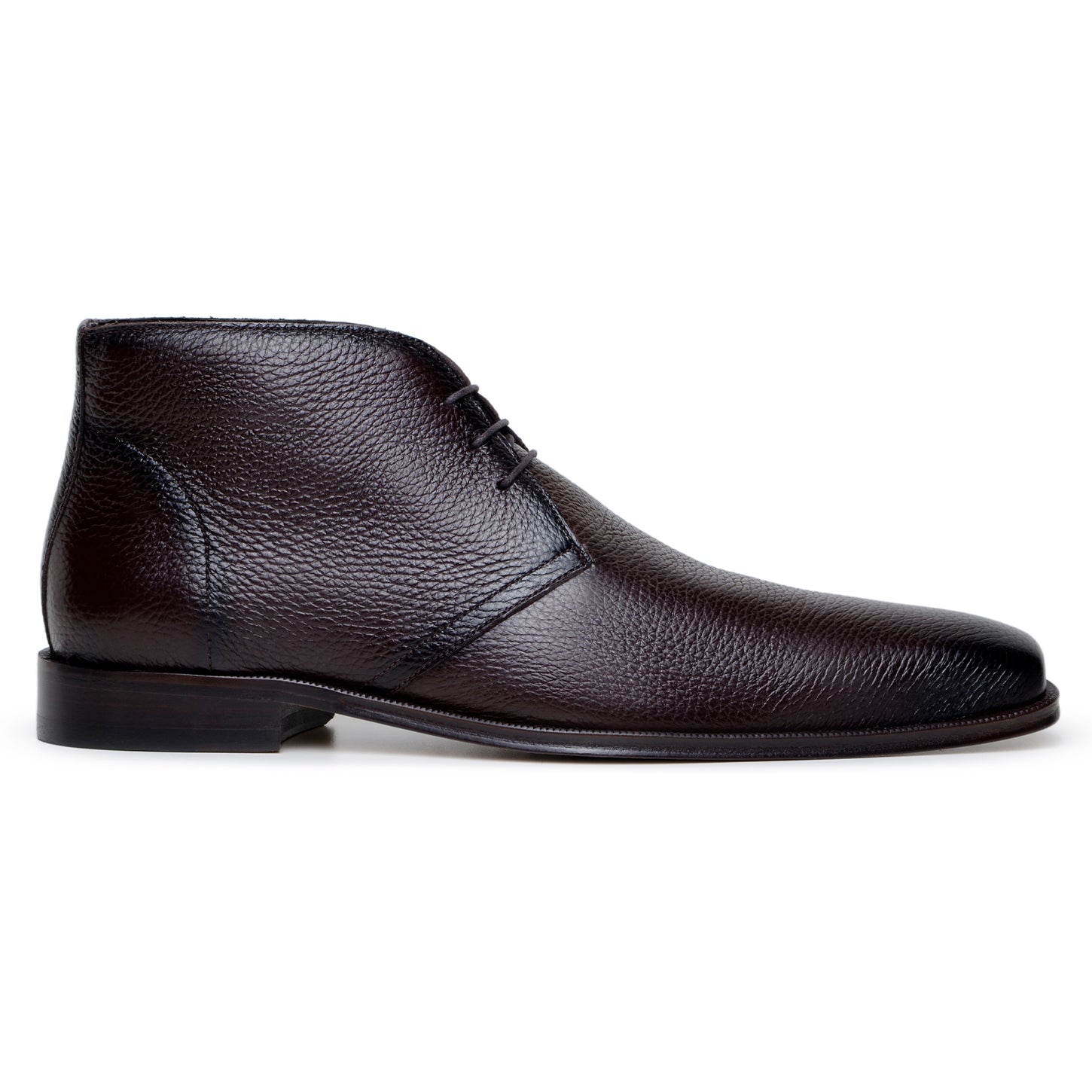 Belvedere Studio Axel Genuine Italian Deerskin Chukka Boots Brown