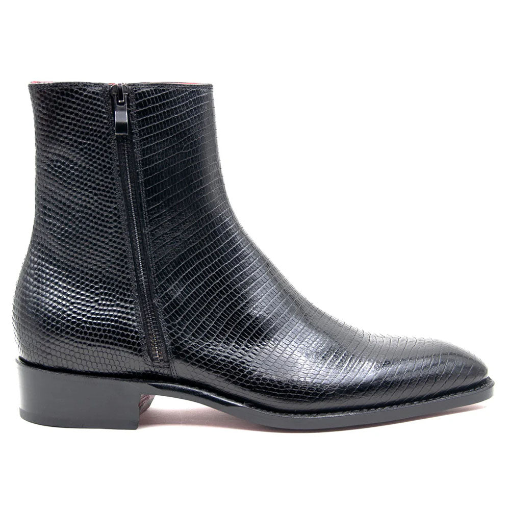 men's black dress boots with zipper Men black ankle leather boot, Men side zipper ankle boot, Mens black dress boots