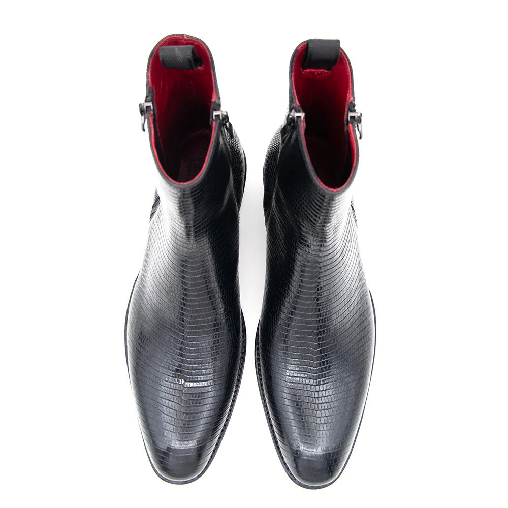 Ugo Vasare Zipped Americano Boot Black