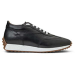 Bruno Magli Duccio Mid Leather Jogger Sneaker Black