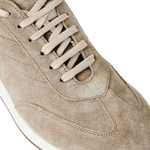 Bruno Magli Duccio Mid Suede Jogger Sneaker Taupe