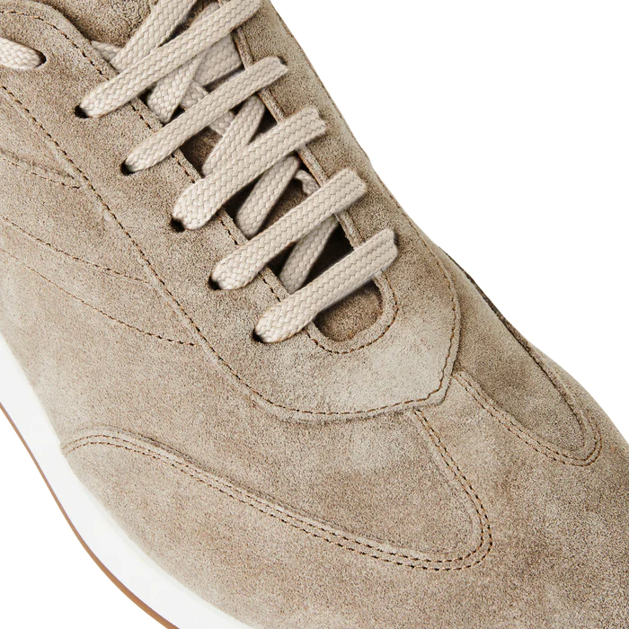 Bruno Magli Duccio Mid Suede Jogger Sneaker Taupe
