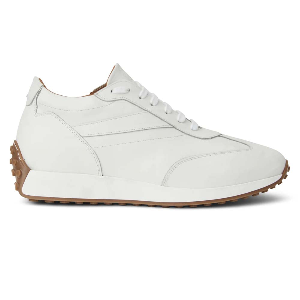 Bruno Magli Duccio Mid Leather Jogger Sneaker White