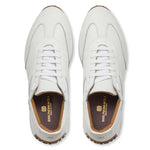 Bruno Magli Duccio Mid Leather Jogger Sneaker White