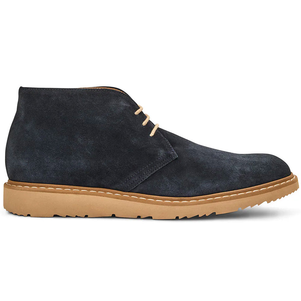 Aquatalia Duke Suede Lace Up Chukka Boot Navy