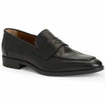 Bruno Magli Durante Tapered Modern Penny Loafer Black