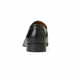 Bruno Magli Durante Tapered Modern Penny Loafer Black