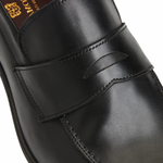 Bruno Magli Durante Tapered Modern Penny Loafer Black