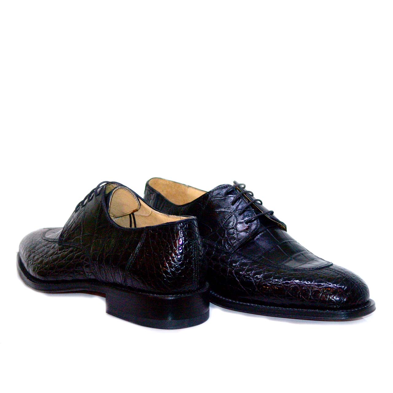 Dami 2631 Alligator Split Toe Lace Up