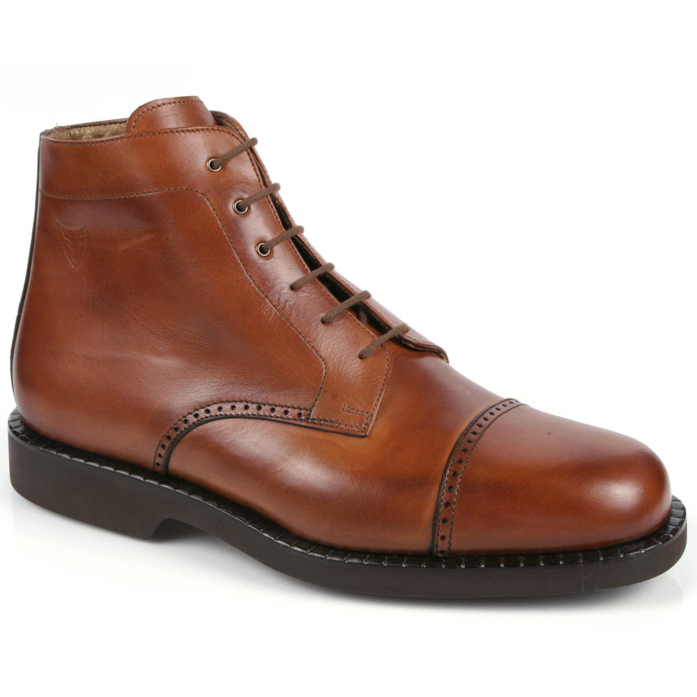 Michael Toschi Dairo Lace-Up Boots Brown