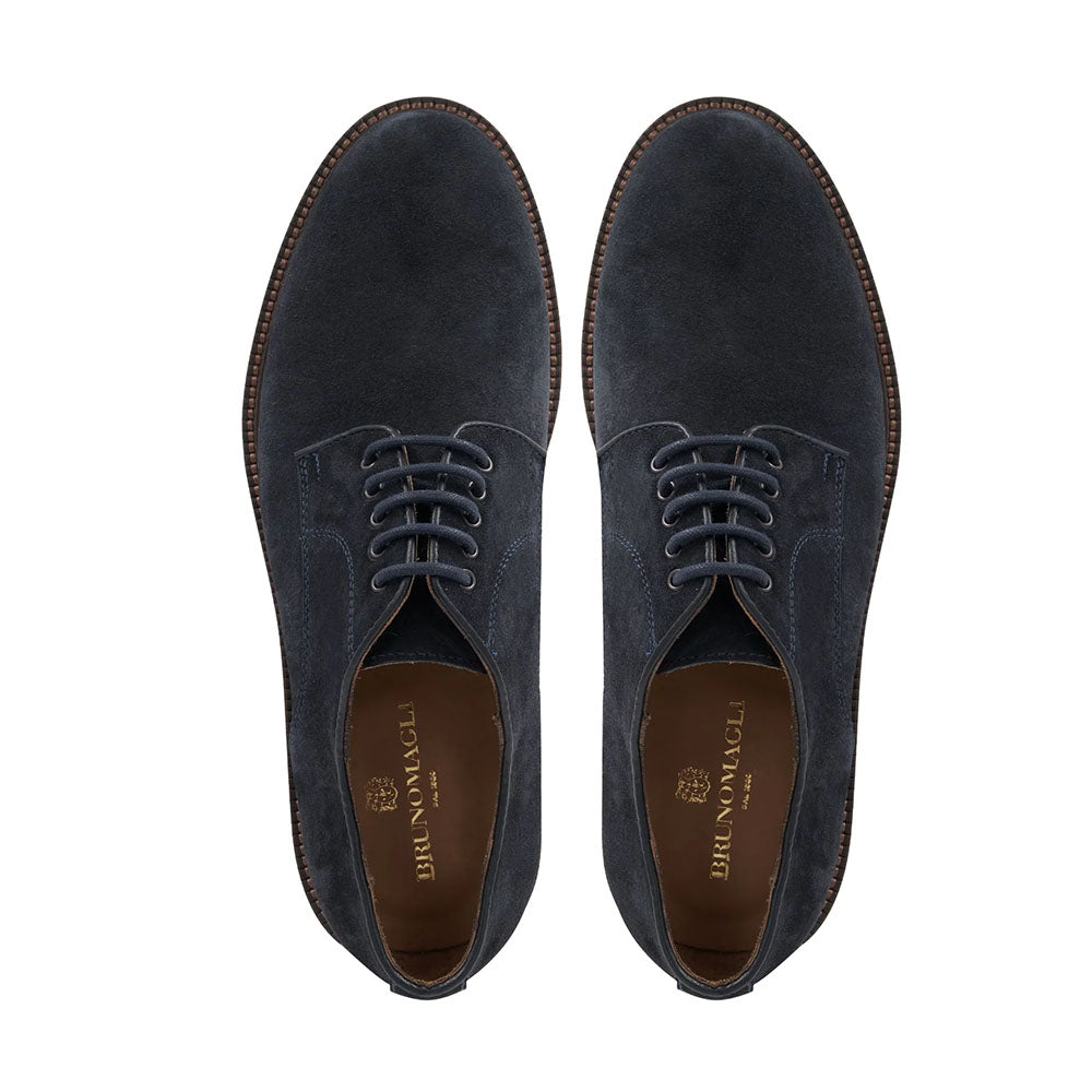 Bruno Magli "M" Collection Dario Suede Derby Navy