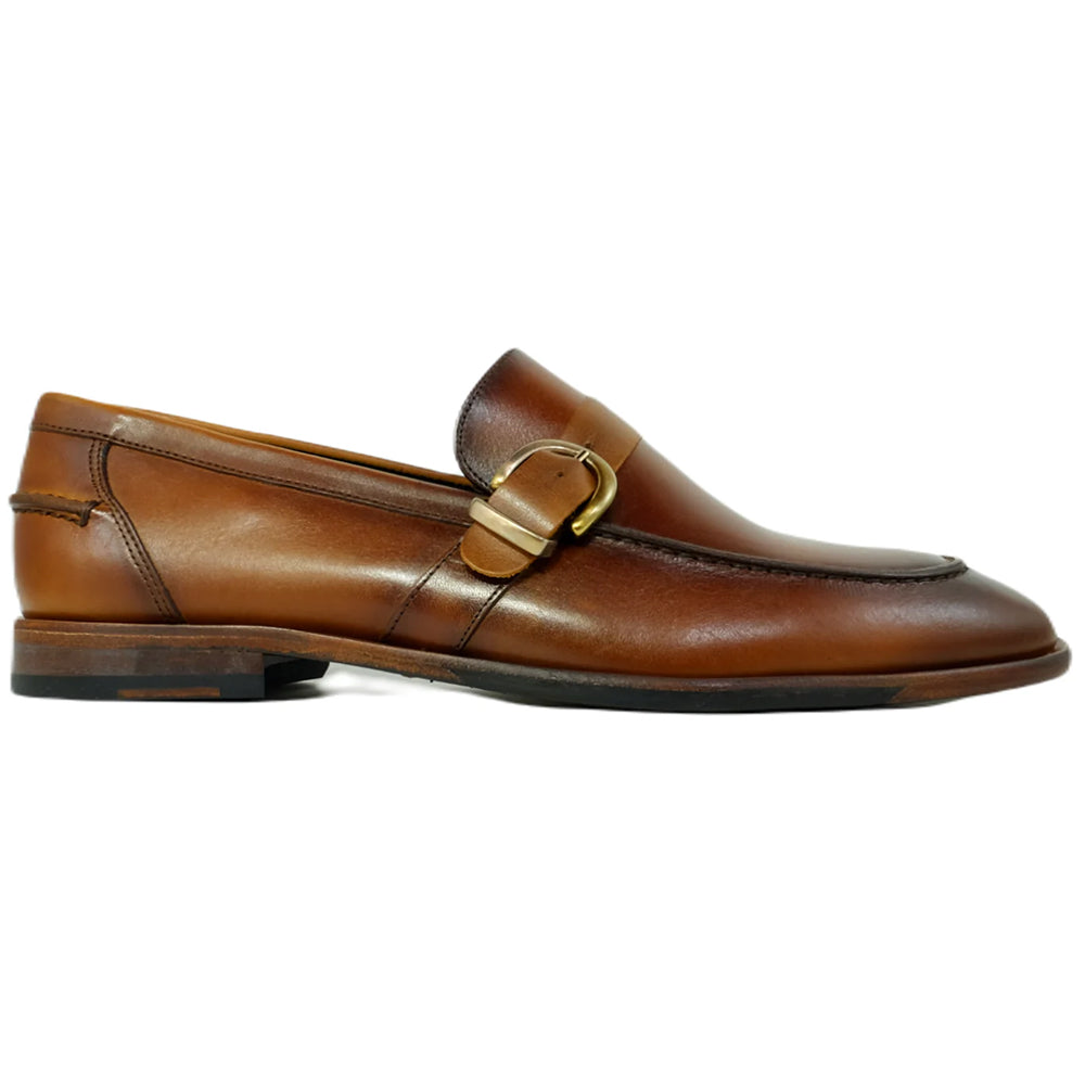 Alan Payne Daytona Buckle Loafer Cognac
