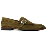 Alan Payne Daytona Suede Buckle Loafer Madero