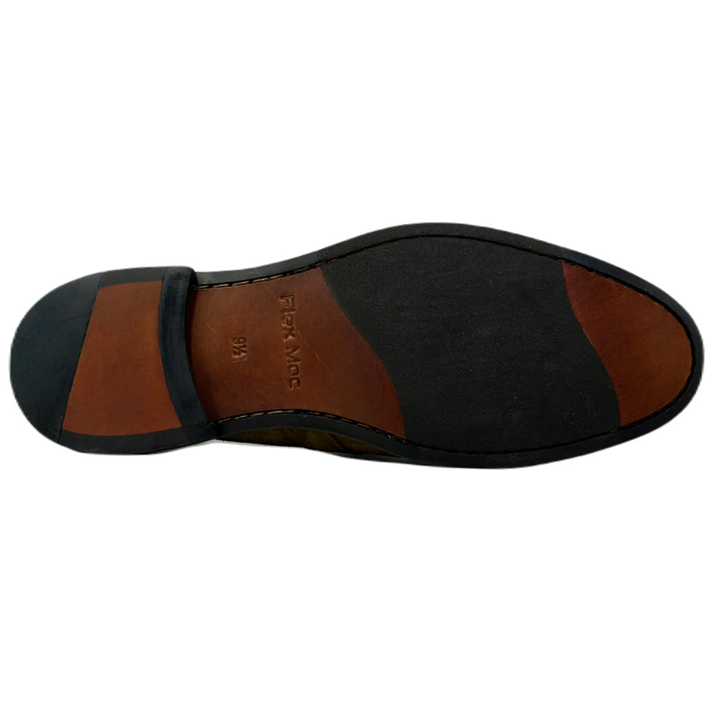 Alan Payne Daytona Suede Buckle Loafer Madero