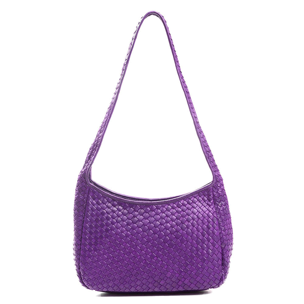 Robert Zur Women's Delia True Glove Woven Handbag Amethyst