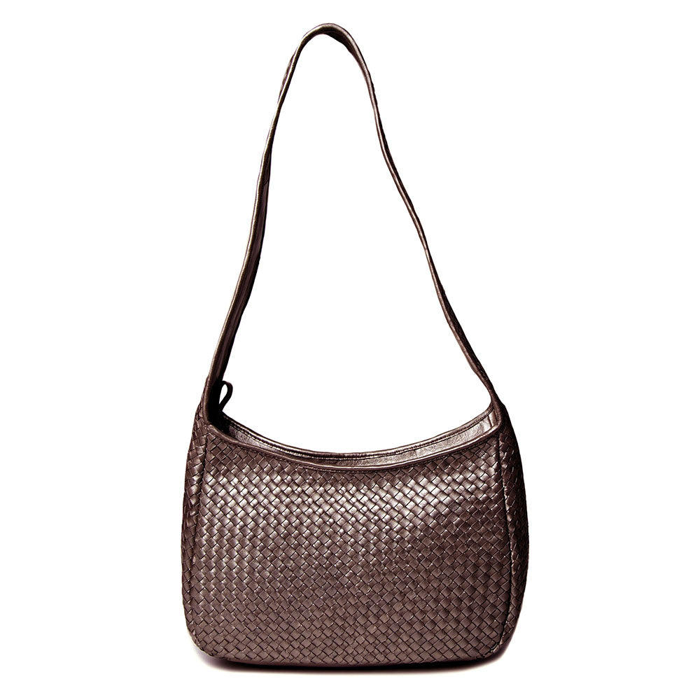 Robert Zur Women's Delia True Glove Woven Handbag Bronze