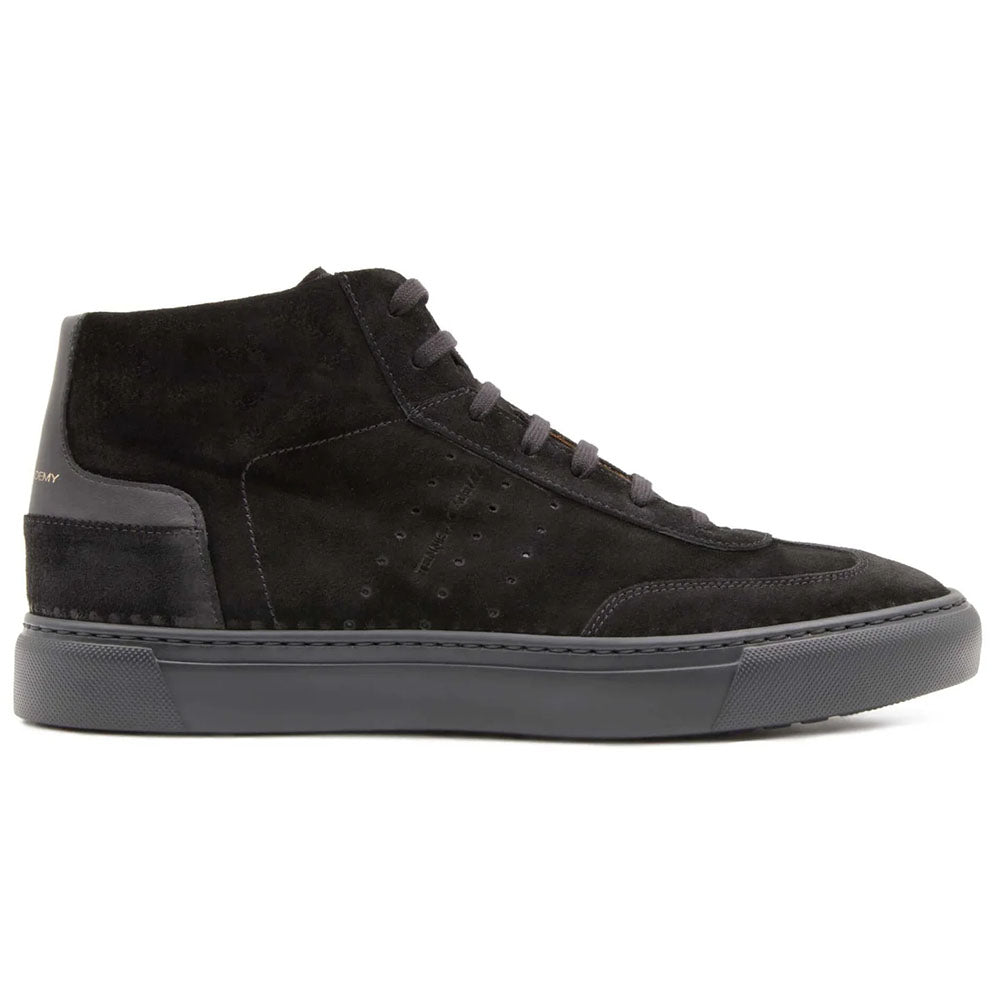 Il Gergo Dennis Suede High-Top Sneaker Black