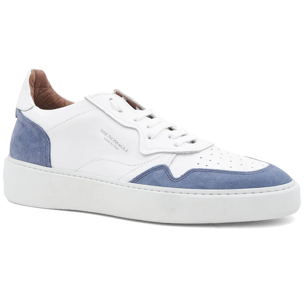 Bruno Magli Dezi Cup Sole Sneaker White / Blue