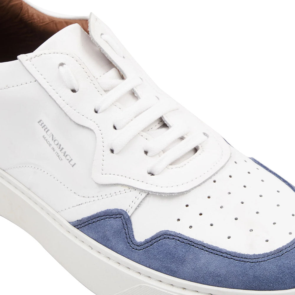 Bruno Magli Dezi Cup Sole Sneaker White / Blue